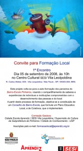 Convite para Formação Local